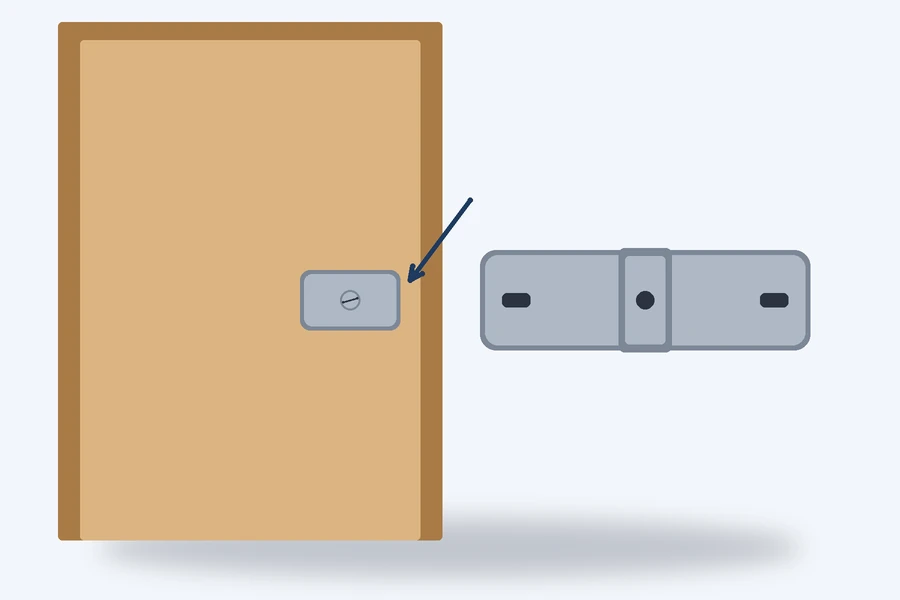Remplacement d'un cylindre sur une porte simple à Toulon
